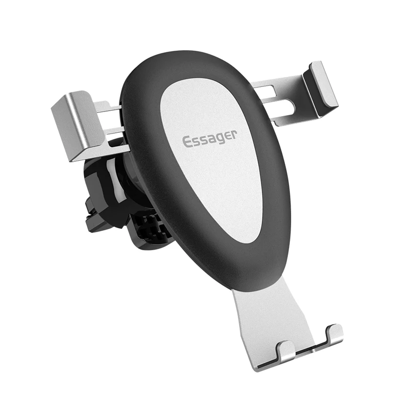 Silver Автомобильный держатель для телефона Essager Gravity для iPhone 11 Pro Xs Max X samsung, держатель для мобильного телефона на вентиляционное отверстие, автомобильный держатель для телефона - Цвет: Silver