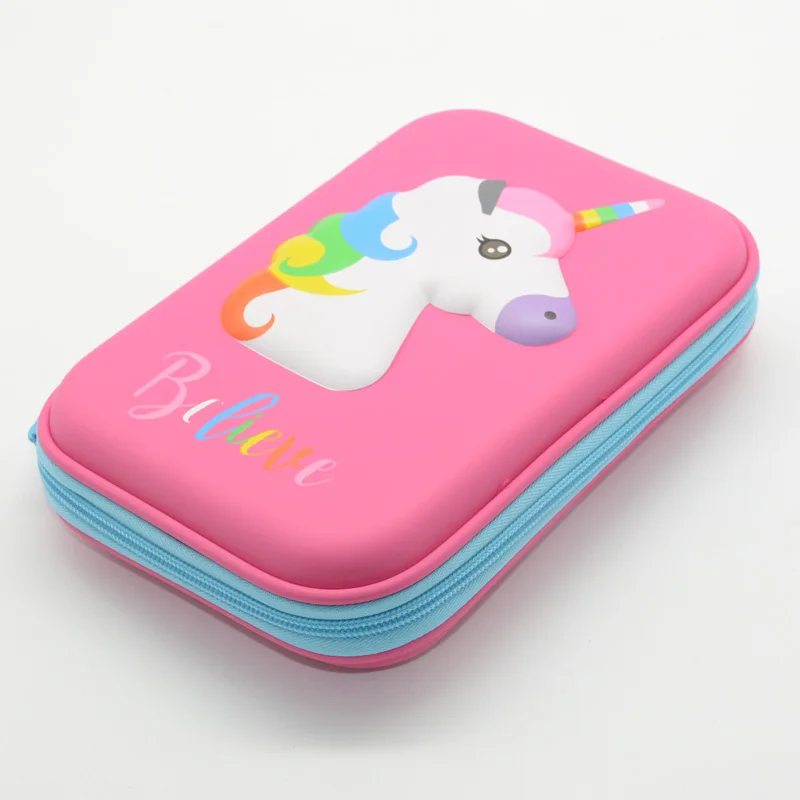 X Pencil case pink cute school kalem kutusu escolar piornik etui pennen cartucheras kawaii estuches papeleria trousse scolaire box - Цвет: X