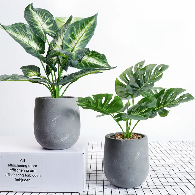 Искусственное растение в горшке Нордический ветер искусственное украшение для