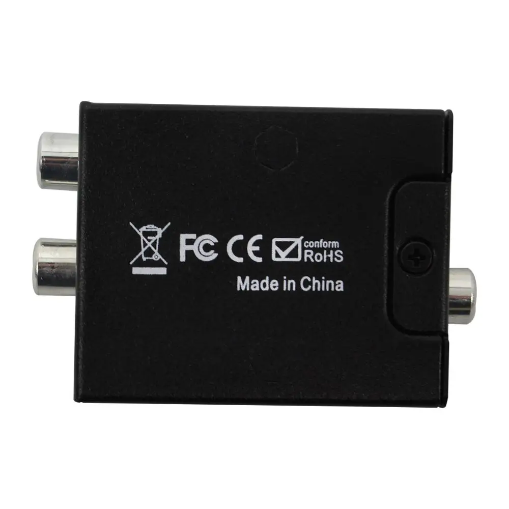 Цифровой аналоговый аудио конвертер Spdif коаксиальный адаптер RCA L/R 3 5 мм D2A с
