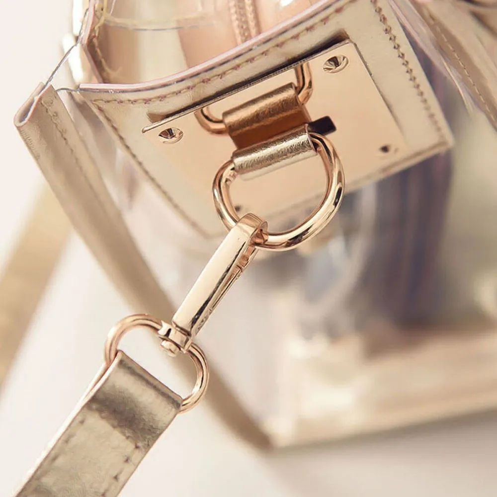 Кожаные сумки для женщин роскошная сумка мессенджер модная женская прозрачная