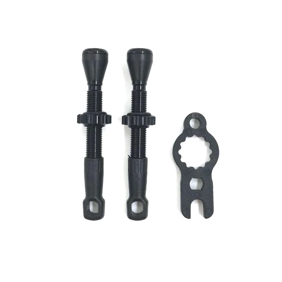 Fouriers MTB дорожный велосипед бескамерный-клапан полный CNC Presta Schrader Stems 40 мм 60 мм без лампа-клапан с ядром инструмента AV FV клапаны - Цвет: Presta 40mm