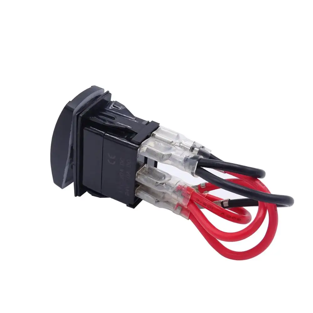 Лазерный рокерный переключатель с подсветкой 20 А 12 В светильник для салона