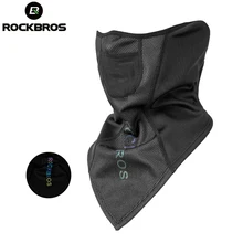 ROCKBROS зимняя ветрозащитная Лыжная маска шарф теплый флис термо