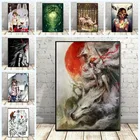 Японские картины на холсте с изображением аниме лес Хранитель постеры и принты принцессы Мононоке настенные картины для гостиной домашний декор