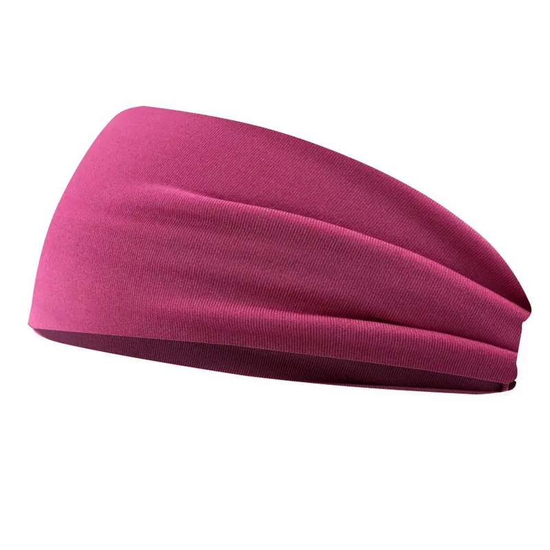 

Elastic Wide Headband Women Tie-dye Sports Yoga Sweatband Quick Dry Hair Accessories Soft Solid Headwear Tube Scarf Hairband