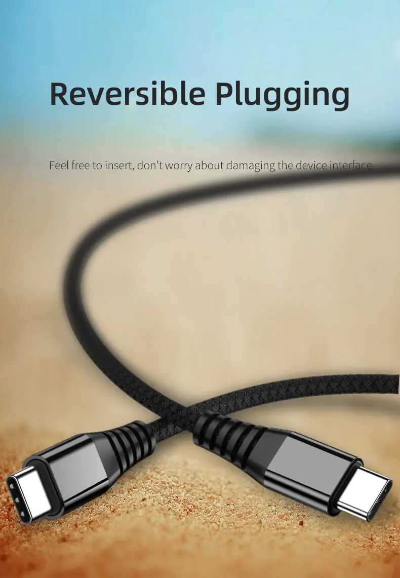 Hannord usb type C к USB C кабель с поддержкой PD 60 Вт Кабель для быстрой зарядки для MacBook Air/Pro samsung S10 Plus USB C кабель для передачи данных