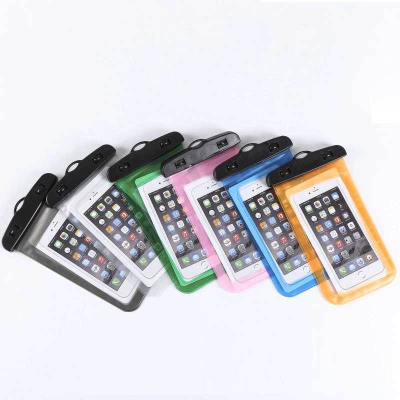 Mobile Phone Waterproof Bags With Straps Sealed PVC Protective Case Cover Underwater Pouch For Phones Swimming | Мобильные телефоны