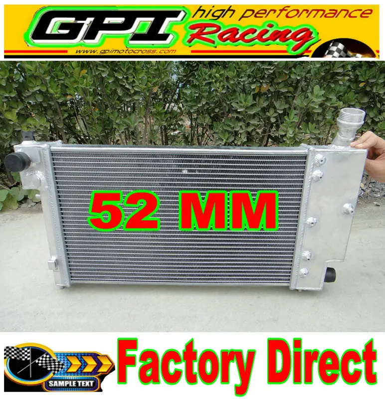 Алюминиевый радиатор для PEUGEOT 106 GTI & Rally // CITROEN SAXO/VTR 91 01 00 99 98 97 96|radiator|radiator aluminium |