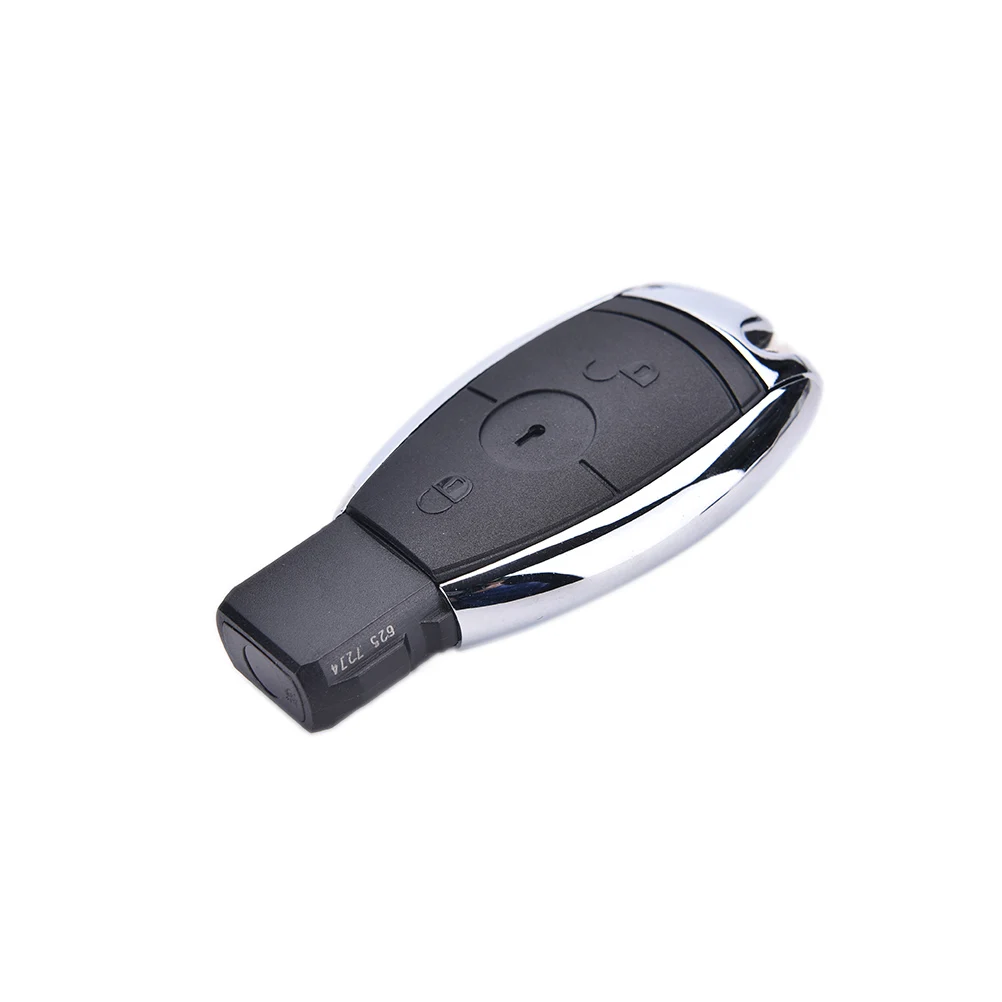 Чехол для ключа с дистанционным управлением Mercedes Benz NEW Chrome 2 Button Smart MB CL Silk Elk C E S Class