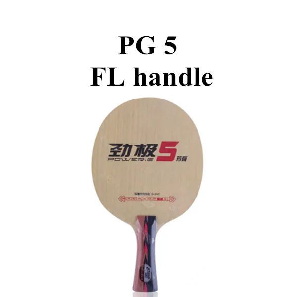 DHS Malong Новинка PG5 PG5X POWER-G 5 PG 5 углеродное лезвие для настольного тенниса(5+ 2 Arylate carbon) ALC ракетка для пинг понга - Цвет: PG 5 FL handle