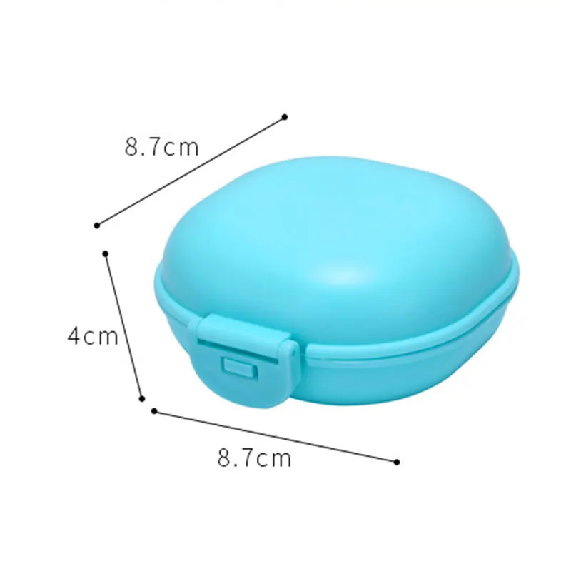 

5 Colors Bathroom Soap Case Dish Plate Case Home Shower Travel Hiking Holder Container Plastic Portable Soap Box With Lid