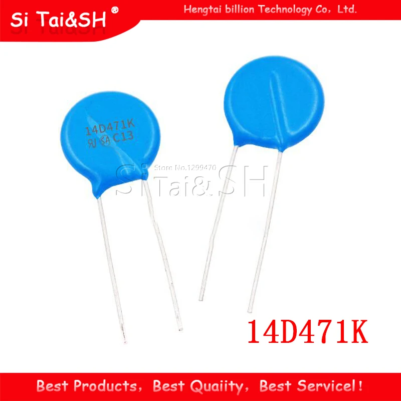 10 шт. Варистор 14D471K 470 в piezoresistor 14D471|Резисторы| |