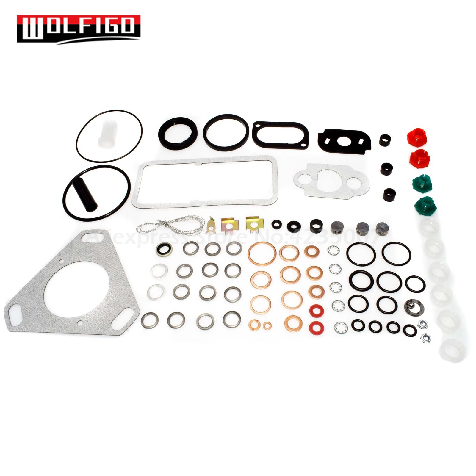 WOLFIGO New 7135-110 For Ford Massey Ferguson CAV Injector Pump Repair Gasket Kit 7135-110S 7135-70 9009-089A | Автомобили и