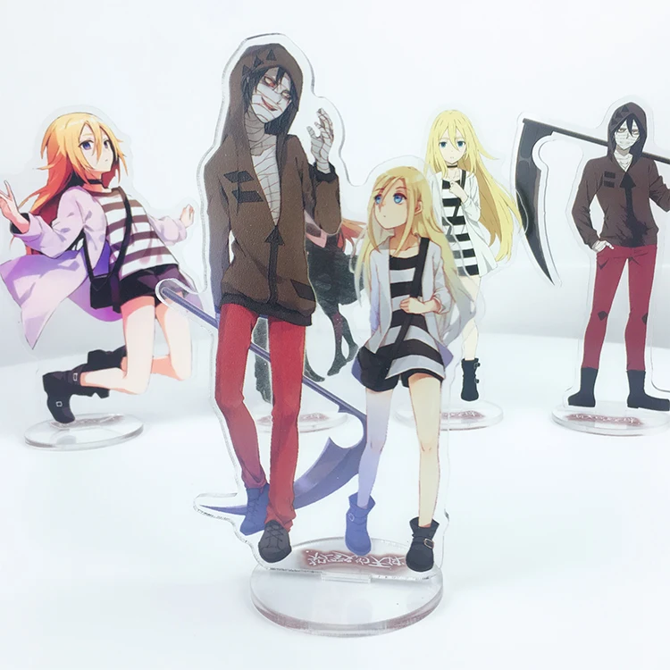 

Japan Anime Angels of Death RED Long Johns Reliable Rachel Cosplay Stand Figure Acrylic Figure Keychain Charm Pendants