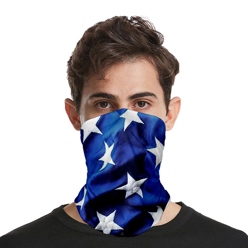 

National Flag Print Fashion New 3D Seamless Face Mask Motorbike Headwear Magic Scarf Outdoor Cycling Fishing Ski Hiking Bandanas