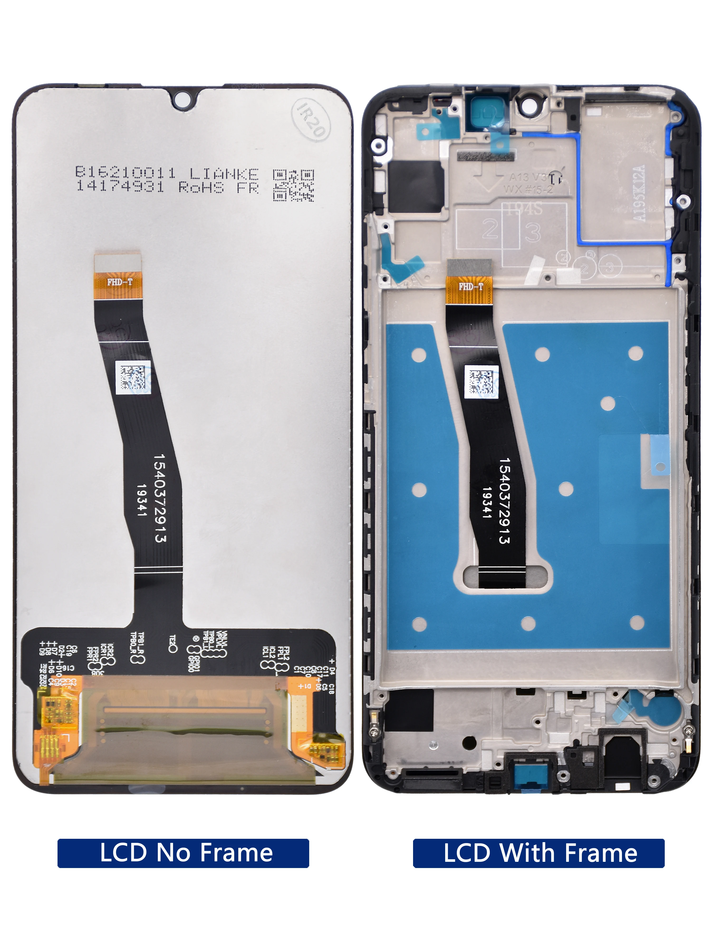 6 21 &quotОригинальный дисплей для Huawei P Smart 2019 Φ LX1AF LX2J рамка сенсорного экрана в сборе