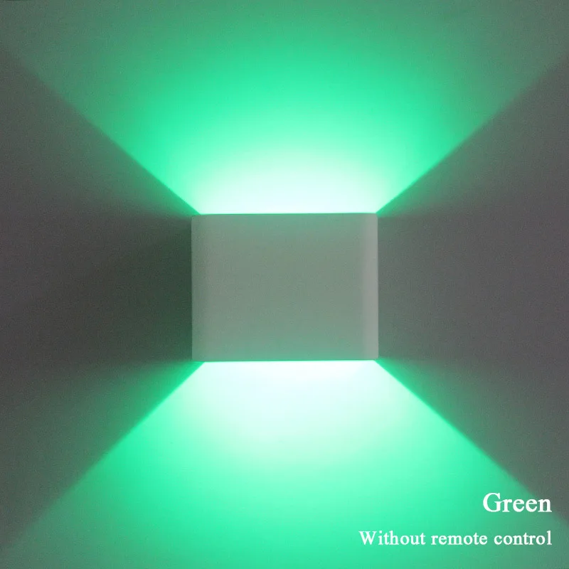 Green 1 шт. светодиодный настенный светильник 3 Вт для внутреннего художественного украшения настенные светильники AC85-265V Алюминий для гостиной лестницы Холодный/теплый белый RGB - Цвет абажура: Green
