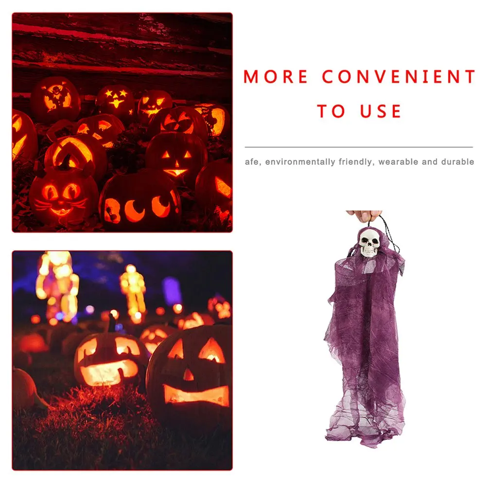 

New Halloween Props Scary Ghost Dolls Skull Toys Linen Props Halloween Skull Skeleton Ghost Decoration Horror Toys