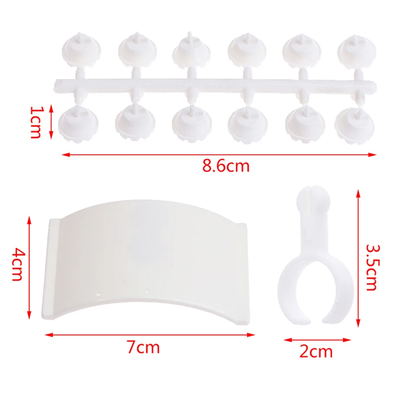 

Eyelash Extension Multi Tool Set Disposable Glue Rings Holder Container Tattoo