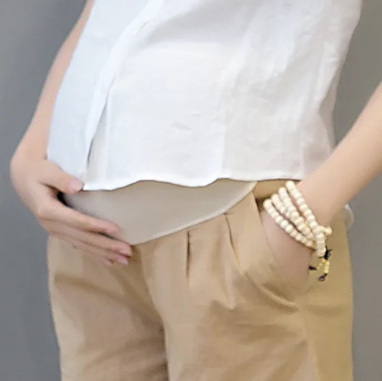 Короткие штаны для беременных на весну и лето шорты джинсы молодых матерей