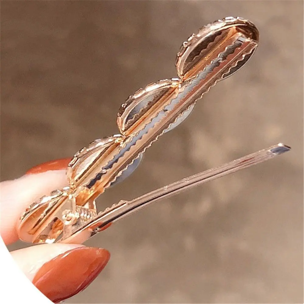 Fashion Korea Crystal Rhinestones Hair Clips Girls Hairpins Geometric Round Diamond Hairgrip Women Barrette Accessories | Красота и
