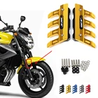Мотоциклетный брызговик с логотипом для YAMAHA xj6, защита для передней вилки, переднее крыло, ползунок против падения, аксессуары