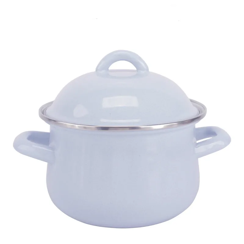 

16cm enamel soup pot small pot hot pot instant fresh keeping bowl general noodle bowl storage box ceramic kitchen pot