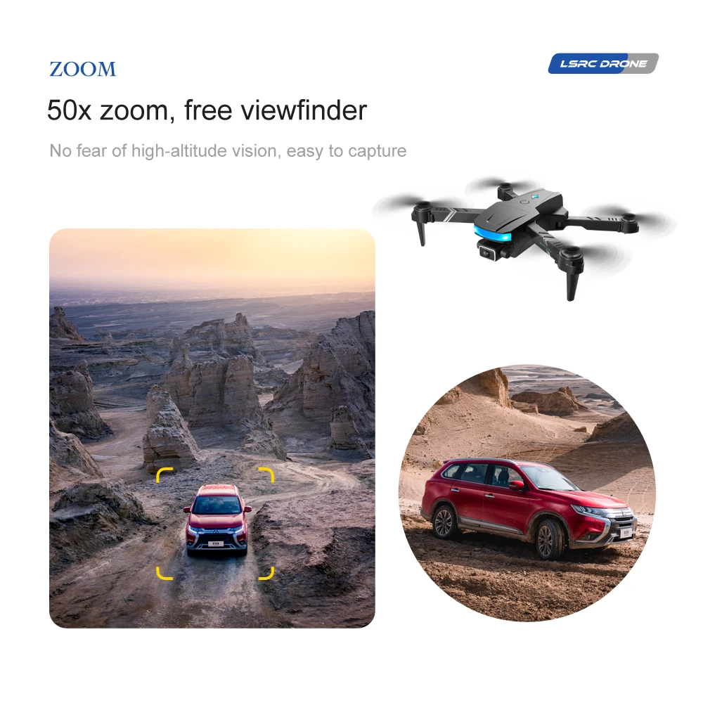 

2021 NEW LS878 Drone 4K HD Dual Camera Fpv Wifi Altitude Hold Mode Foldable Quadcopter Helicopter RC Mini Drones Boy Toy VS E525