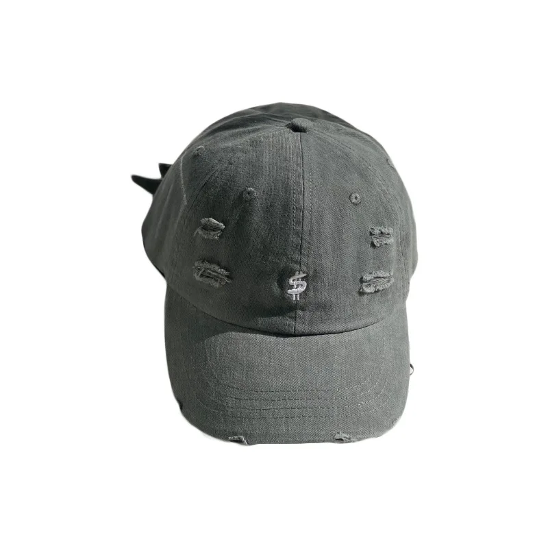 

Retro Cowboy Ripped Alphabet Baseball Cap High Quality Cap Cotton Adjustable Baseball Cap Unisex Couple Cap Fashion Snapback Cap