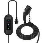 Кабель зарядного устройства для электромобиля с таймером, тип 1 J1772, тип 2, IEC62196, функция таймера, мобильный Электромобиль, автомобильные товары