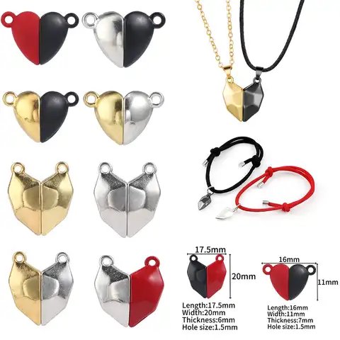 5 комплектов, магнитные застежки в форме сердца