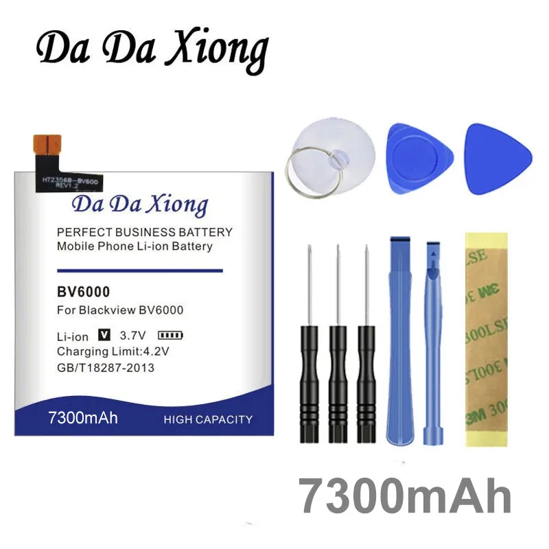Аккумулятор Da Xiong 7300 мАч для Blackview BV6000 батарея BV6000S|4600mah battery|battery forblackview battery |