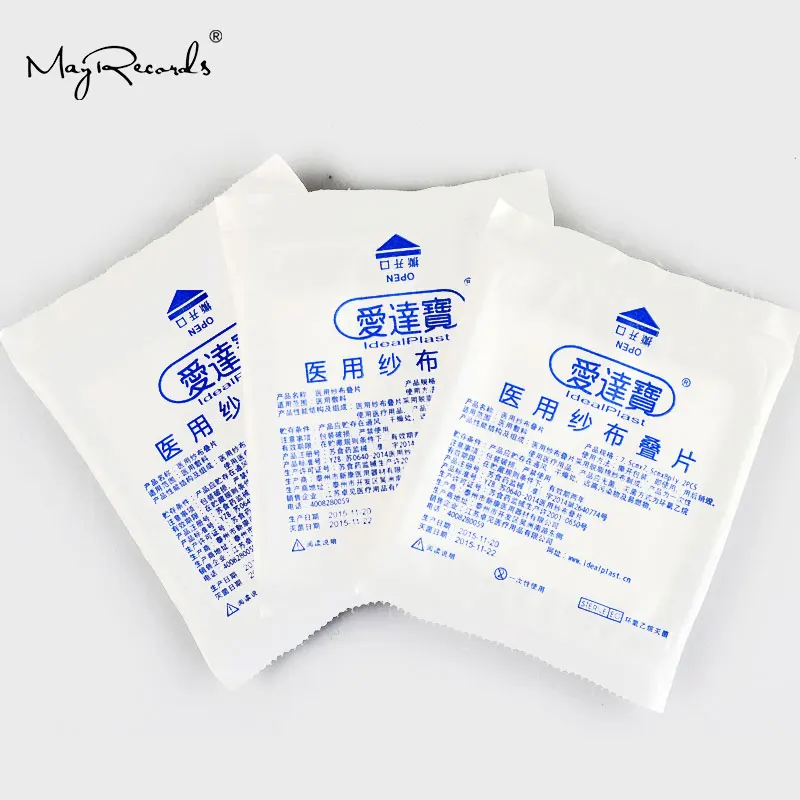 Воздухопроницаемые медицинские абсорбирующие марлевые прокладки для гемостаза