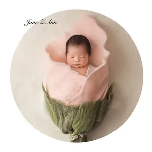 Фотореквизит для съемки новорожденных Джейн Z Ann из тонкой шерсти