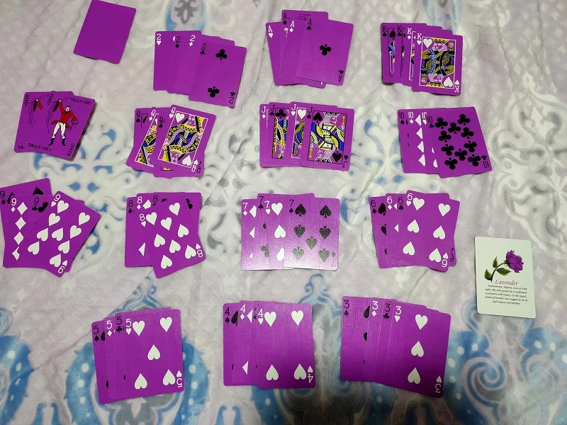Tally Ho милые Реверсивные игральные карты USPCC круглая задняя колода Покер Размер