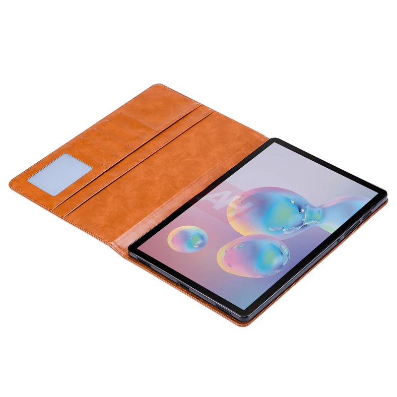 Для samsung Tab 10," S6 Флип Бумажник кожаный чехол простой бизнес Стенд смарт-чехол для планшета для samsung Galaxy Tab S6 T865