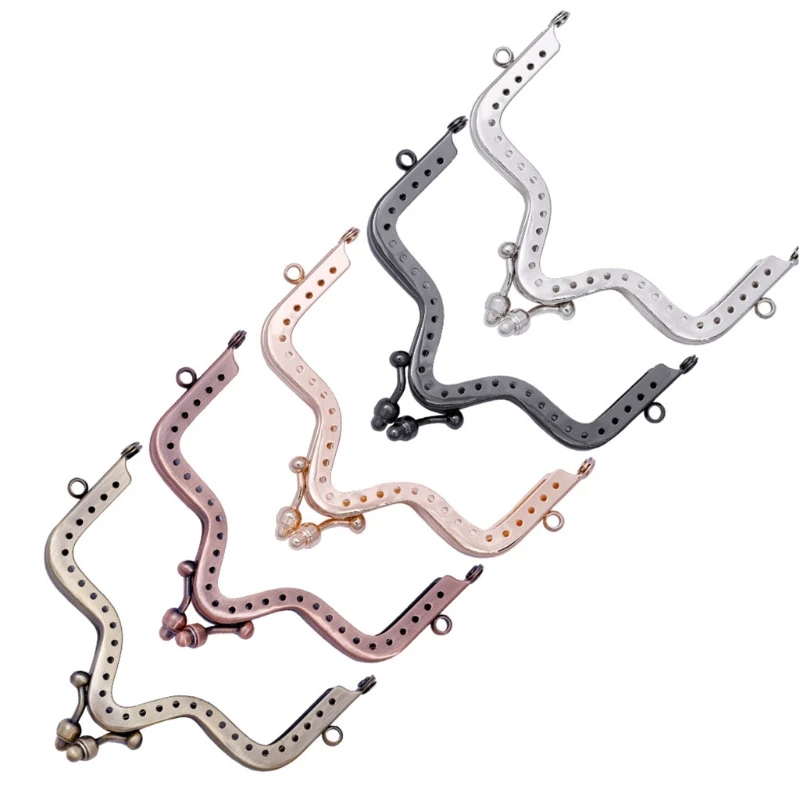 

Metal Purse Frame Star Shaped Flower Clasp Locks for DIY Coin Bags Handle Sewing Craft Accessories