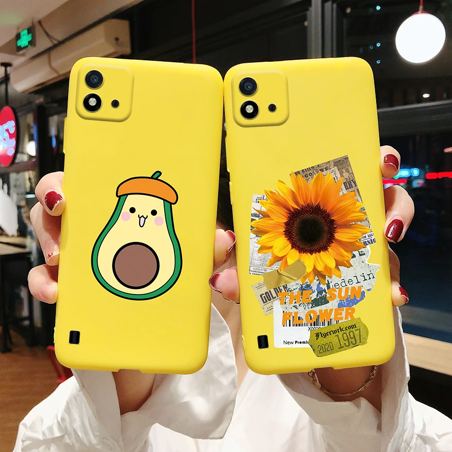 cute cartoon soft shockproof case for realme c20 c11 2021 cases bumper phone back cover for realmec20 c 20 rmx3063 fundas 6 5 free global shipping