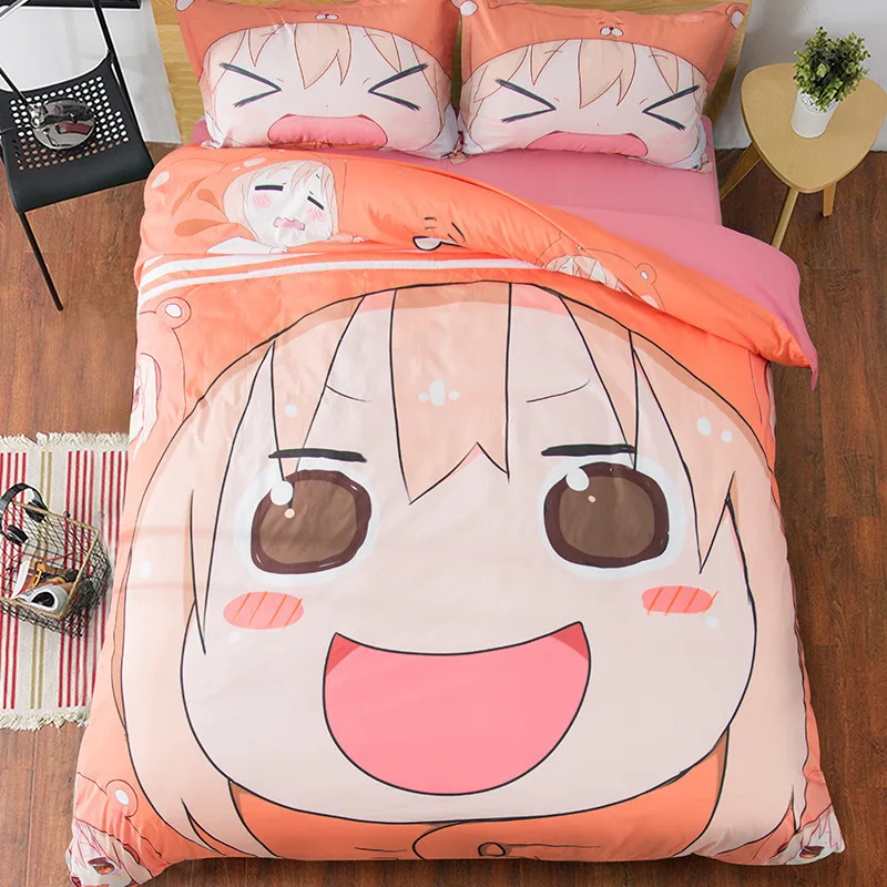 

Bedding Sets Himouto! Umaru-chan US/Europe/UK Size Quilt Bed Cover Duvet Cover Pillow Case 2-3 Pieces Set