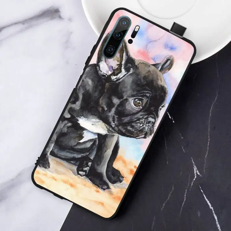 

French bulldog dog cute animal Phone Case For Huawei honor Mate P 10 20 30 40 Pro 10i 9 10 20 8 x Lite