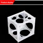 Складной воздушный шар Sizer Box 11 отверстий коробка для измерения воздушных шаров куб для дня рождения вечеринки свадебной вечеринки инструмент