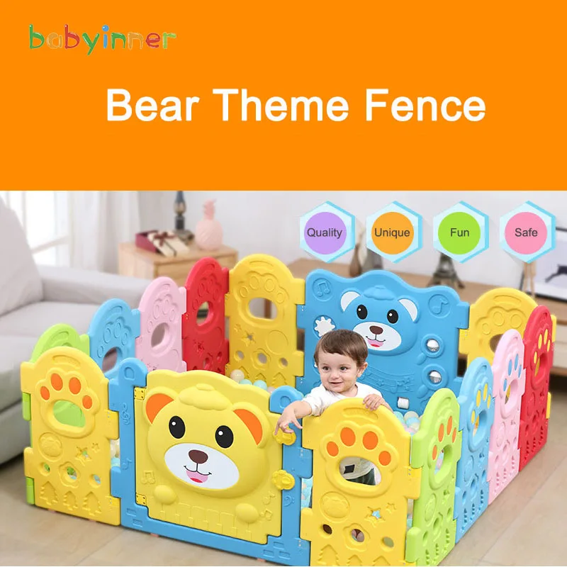 Детский портативный манеж babyinside бассейн с шариками для младенцев игровая