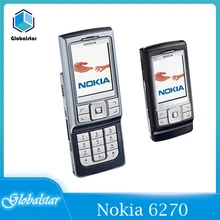 Nokia 6270 Refurbished Original Unlocked Nokia 6270 Slide phone 2.2“GSM mobile phone with  FM Radio free shipping