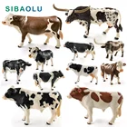 Имитация коровы, бык для фермы, Мул, фигурка животного, домашний декор сделай сам, современные аксессуары для миниатюрное украшение для сада в виде Феи