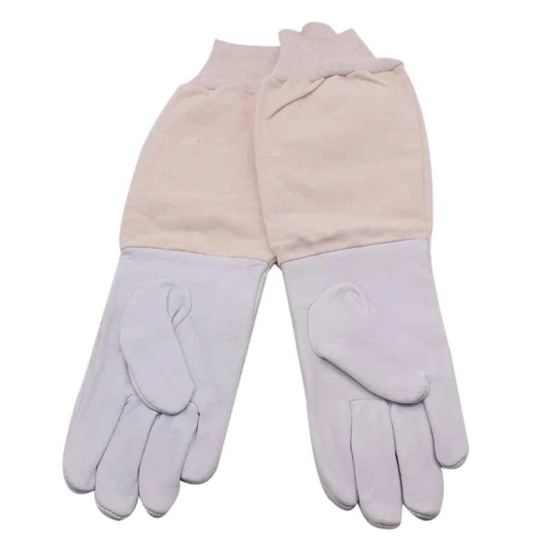 

Bee Gloves Sheepskin Anti Bite Protective Glove Apicultura Beekeeper Tool