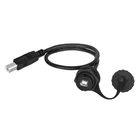 LSHITECH M20 водонепроницаемый квадратный порт для принтера USB Тип B авиационный разъем USB гнездо перегородка BF панель Удлинительный кабель
