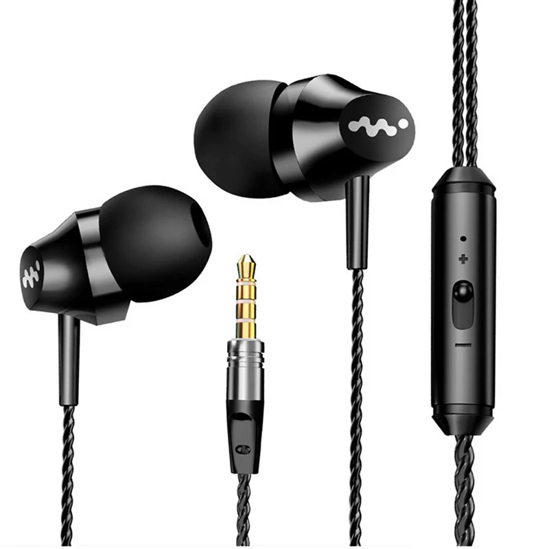 С микрофоном для телефона и универсальных устройств новые брендовые проводные