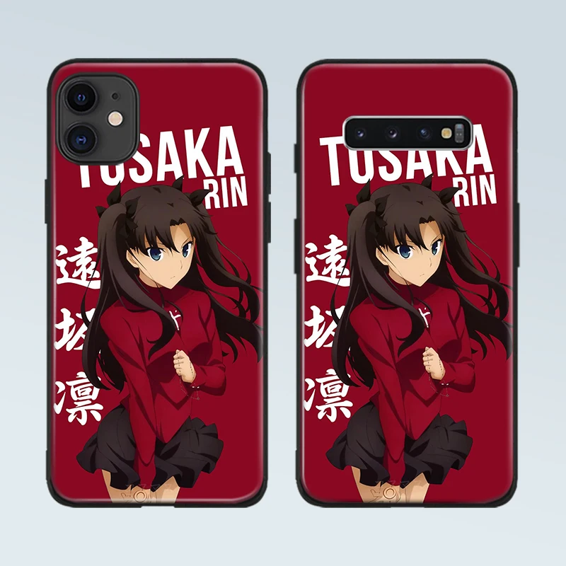 Чехол Tohsaka Rin для телефона с аниме чехол iPhone SE 6s 7 8 Plus X XR XS 11 Pro Max Samsung S Note 9 10 20 ultra |