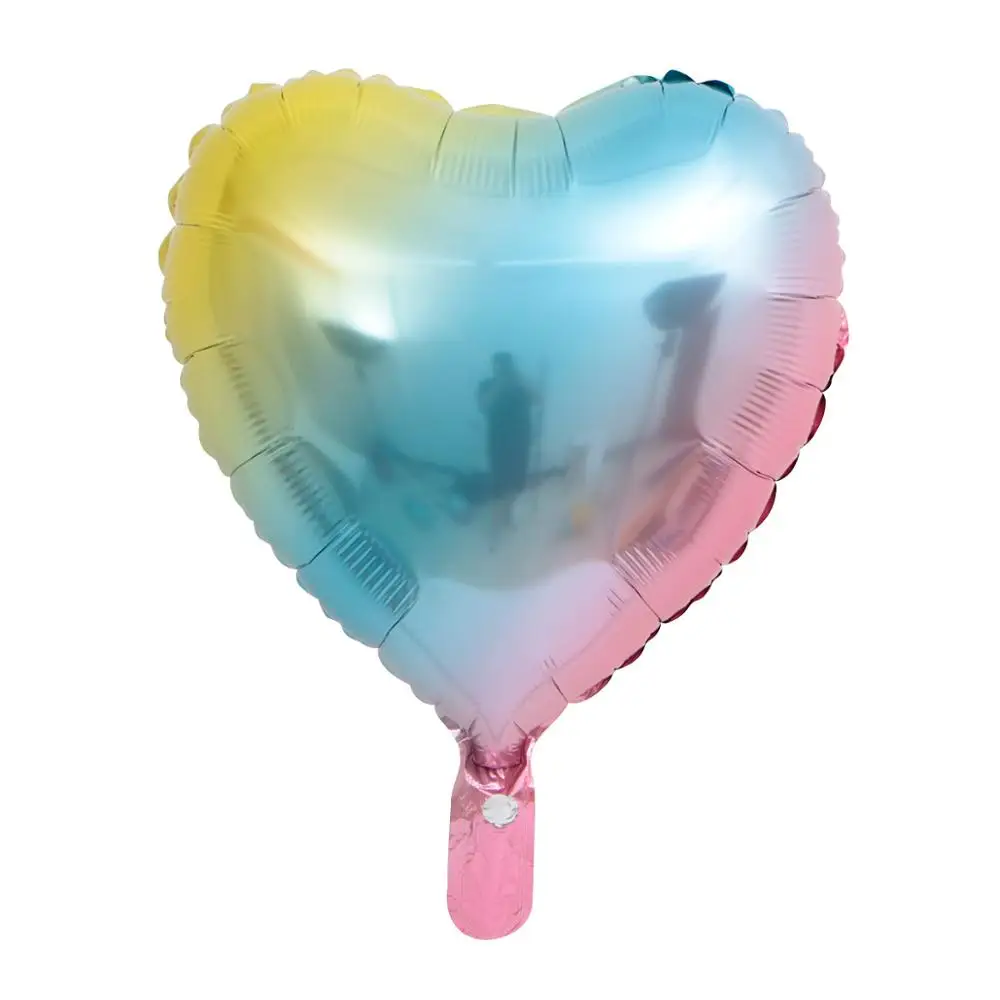 1 шт. Baby Shower 18 дюймов розового и белого цвета Звездные гелиевые фольгированные